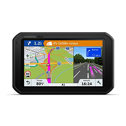 Garmin dezl780 Full EU LMT-D Navigationshandgerät - Europakarte inklusiv lebenslangen Kartenupdates, LKW-spezifische Routing und Funktionen Schwarz
