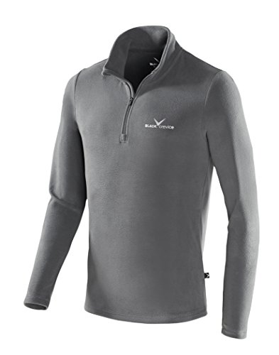 Black Crevice Herren Fleece Skirolli Skirolli Skirolli, Grau (grey - grey / silver), L (Herstellergröße: 52)