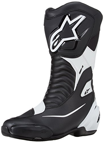 Alpinestars - Motorradstiefel SMX S Schwarz Weiss - 43
