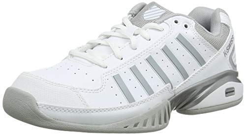 K-Swiss Damen Receiver IV Carpet Tennisschuhe, Weiß (White/High-Rise, 7 000070595), 39.5 EU