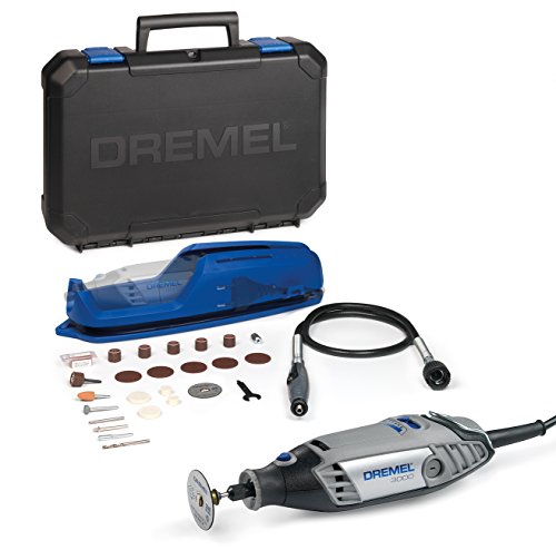 Dremel Multifunktionswerkzeug 3000-1/25 EZ (25tgl Zubehör Set, Vorsatzgerät, Werkzeugkoffer, 130 Watt)