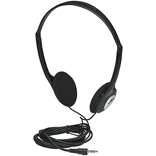 Manhattan Stereo Kopfhoerer Ultraleicht mit verstellbarem Kopfbuegel Leichter Anschluss mit 3,5 mm Stereo-Klinkenstecker 177481
