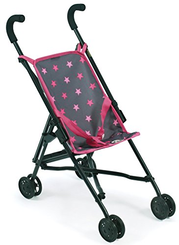 Bayer Chic 2000 601 82 Mini Roma, Puppen-Buggy, Sternchen grau