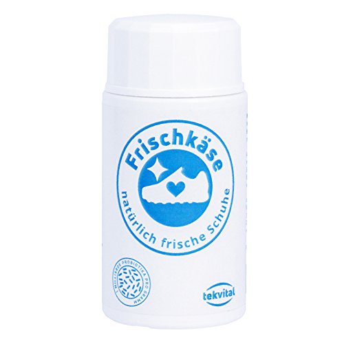Frischkäse - das mikrobiologische Schuhpuder - Schuhdeo gegen Fußgeruch - Besser als ein Spray | Frische für Arbeitsschuhe, Sicherheitsschuhe, Sportschuhe & mehr