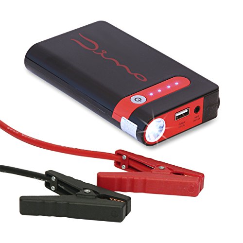 Dino KRAFTPAKET 12V-400A STARTHILFEGERÄT 33.3Wh 9000mAh mit Powerbank Starthilfe Booster Schnellstartsystem Starthilfekabel LED-Taschenlampe Ersatzakku USB Ladegerät für Smartphone Handy Tablet Micro USB Lightning Tablet-Stecker