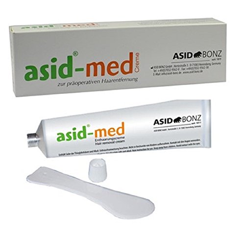 INTIM Enthaarungscreme für die Haarentfernung bei Mann und Frau mit Spatel