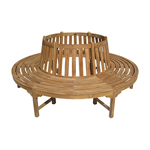 Kentucky Baumbank Ø 208 cm Gartenbank Rundbank Holzbank aus Eukalyptus FSC