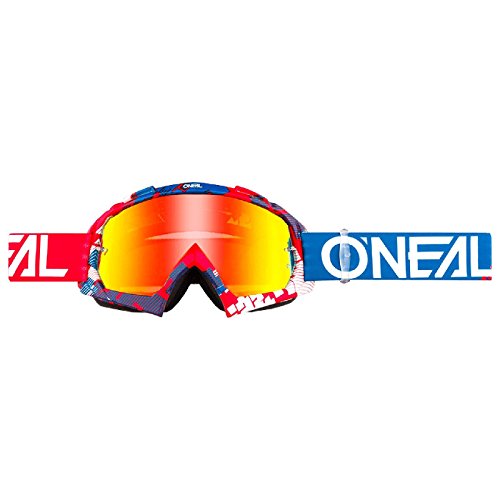 O'Neal B-10 Goggle Pixel Crossbrille Radium Motocross DH Downhill MX Anti-Fog Glas, 6024-31