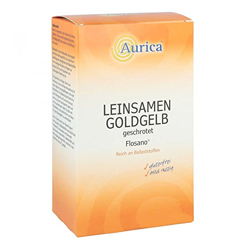 Leinsamen goldgelb geschrotet, 500 g Samen