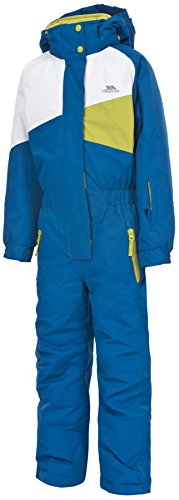Trespass Kids' Wiper Skianzug, wasserdicht, Winddicht, Isoliert, UCSUSKK20002, Electric Blue, Size 3/Size 4