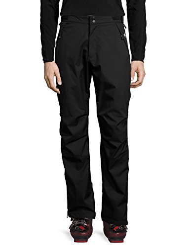 Ultrasport Basic Herren Outdoor-Überziehhose Chris, Herren Langlaufhose, Schneehose, Regenhose, schwarz, 2XL