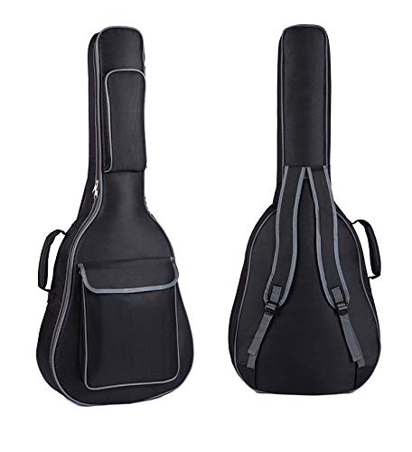Gitarrentasche Gig Bag Wasserdicht Gitarre Tasche Guitar Bag Case Gitarrenhülle für Akustikgitarre Klassikgitarren 40 41 Zoll Tasche Für Gitarre Rucksack 10MM Gepolsterte