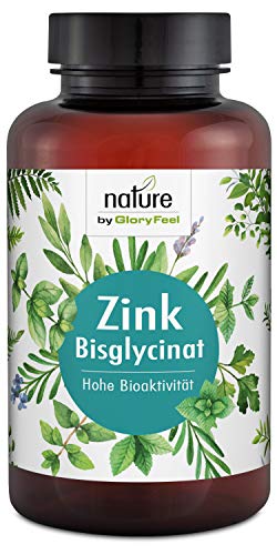 Zink Tabletten 25mg - 400 Tabletten Zink-Bisglycinat (Zink-Chelat) - Höchste Bioverfügbarkeit 25mg Elementares Zink aus reinem Zink-Bisglycinat - Laborgeprüfte Herstellung in Deutschland
