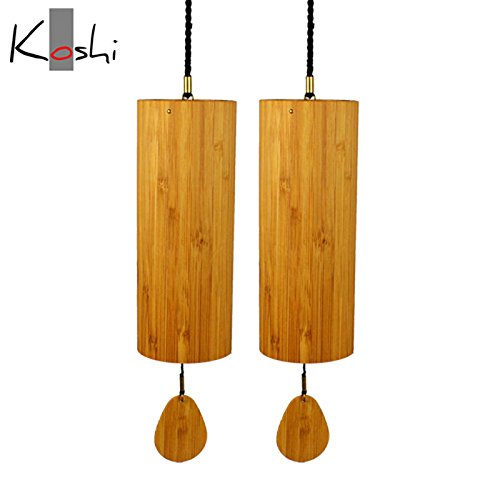 Koshi Klangspiele aus Bambusfurnier 2er Spar-Set mit Geschenkverpackung