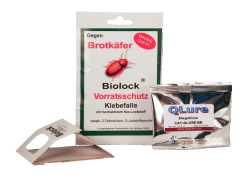 Biolock Brotkäferfalle Set (2 Fallen + 2 Pheromone)