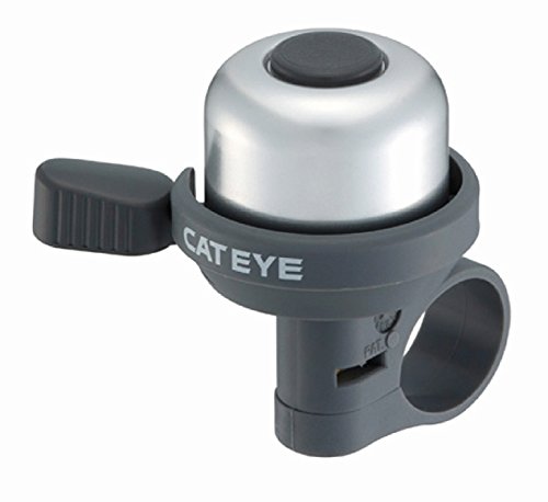 Cateye PB-1000 Wind-Bell Fahrradklingel, Silber/Schwarz, One Size