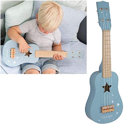 LITTLE DUTCH 4409 Kinder Gitarre Holz adventure blue