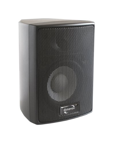 Dynavox AS-301 High Class Satelliten Lautsprecher (60 Watt) schwarz (Paar)