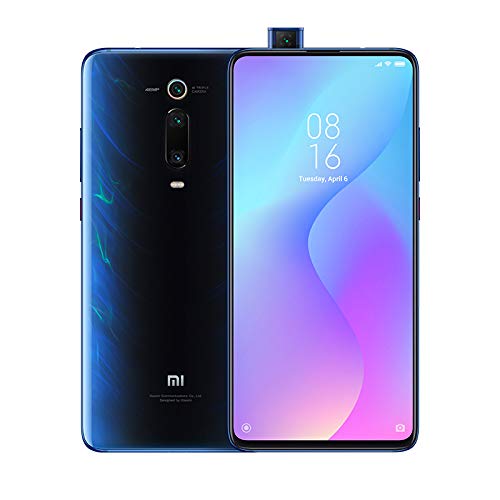 Xiaomi Mi 9T Smartphone 6 + 64 GB (16,2 cm (6,39 Zoll) AMOLED Display, Triple-Kamera, Dual-SIM, Android 9), blau (Glacier Blue)