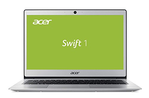 Acer Swift 1 SF113-31-C7ZJ 33,8 cm (13,3 Zoll HD matt) Ultrabook (Intel Celeron N3450, 4GB RAM, 64GB eMMC, Intel HD, Win 10 im S Modus) silber