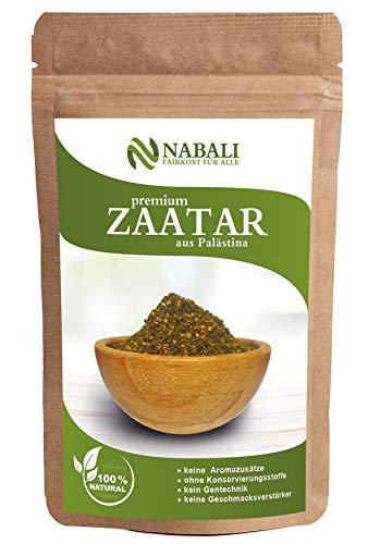 Zatar/Za'atar Qualitätsware aus Palästina 100 g | das Original nach Ottolenghi - 100% naturell | aromatisch | traditionell | frisch | orientalisch | ohne Konservierungsstoffe | Vegan
