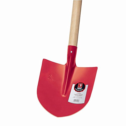 Ideal 4010502 Frankfurter Schaufel mit Stiel 130 cm, Größe 5,RB1/5, rot
