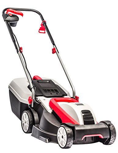 AL-KO Elektro-Rasenmäher 3.82 SE Classic, 38 cm Schnittbreite, 1.400 W Motorleistung, für Rasenflächen bis 500 m², Schnitthöhe 3-fach verstellbar, inkl. 37 l Fangkorb mit Füllstandsanzeige