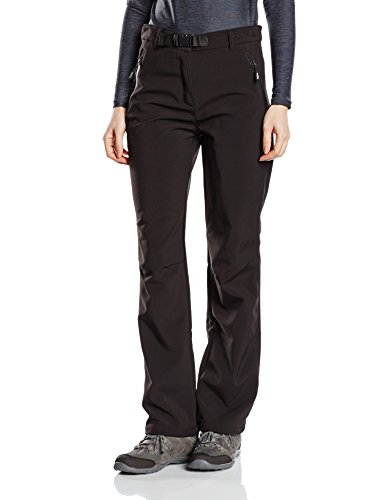 Fifty Five Damen Softshelhose Regenhose Trekkinghose Orac Schwarz 40 winddichte wasserfeste atmungsaktive Wanderhose Thermohose