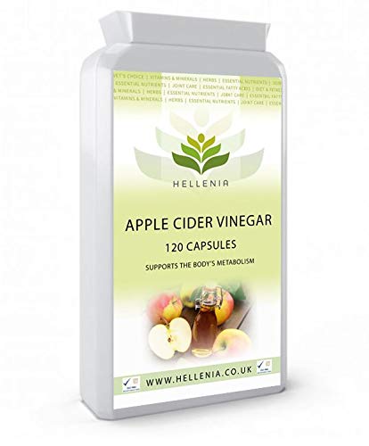 Apfelessig-Kapseln (Apple Cider Vinegar) - 120 Kapseln - Unterstützen Sie den Stoffwechsel des Körpers