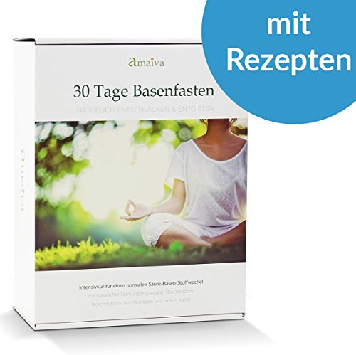 30-Tage Basenfasten - Das komplette Set für eine erfolgreiche Säure-Basen-Kur (inkl. Begleitheft, basischen Rezepten, Basenpulver, Basentee, Basenbad und probiotischer Darmsanierung)