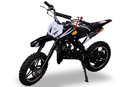 Kinder Mini Crossbike Delta 49 cc 2-takt Dirt Bike Dirtbike Mini Bike Pocket Cross schwarz