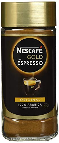 Nescafé Typ Espresso, Löslicher Kaffee Glas, 3er Pack (3 x 100 g)