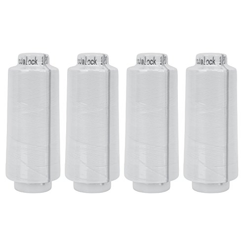 Amann Trojalock Overlockgarn 4x 2500 m (weiß)