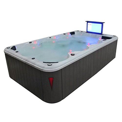 EO-SPA Aussenwhirlpool IN-S04X classic extreme SilverMarble 403x230 grau