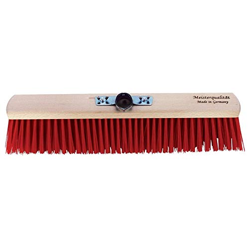 ARNDT Besen BRÜCK's Meisterqualität Straßenbesen Saalbesen Elastonbesen extra robuster Metallhalter 28mm (50 cm)