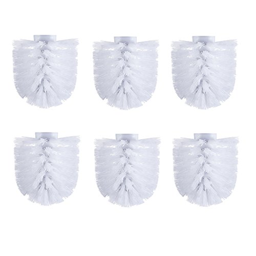 WC-Bürste Stand aus hochwertigem Edelstahl mit 2 Ersatzbürsten in Farbe Schwarz WC Garnitur mit 2 Ersatzbürste in schwarz Toilettenbürste WC-Bürste Edelstahl