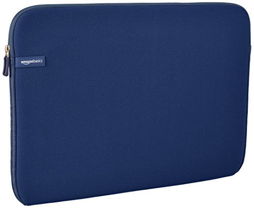 AmazonBasics Laptop-Schutzhülle, für eine Bildschirmdiagonale von 17,3 Zoll, Marineblau