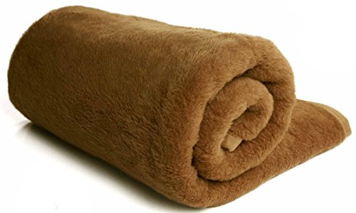 Kamelhaardecke Kuscheldecke aus ökol. Kamelhaar ca. 140x200 cm Kamelwolle