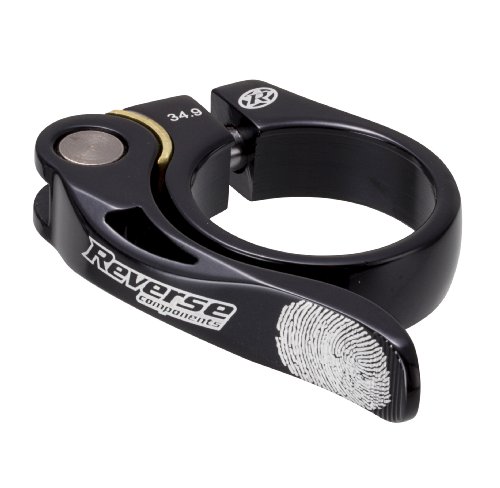 Reverse Long Life Sattelklemme mit Schnellspanner 34.9mm schwarz