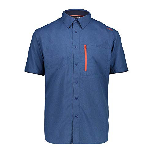 CMP Herren Hemd, Indigo Melange, 52