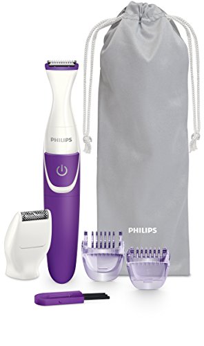 Philips BikiniGenie BRT383/15 / Handlicher Bikini-Trimmer zum Trimmen, Rasieren und Stylen der Bikinizone mit Kammaufsätzen und Scherköpfen - für eine mühelose Haarentfernung