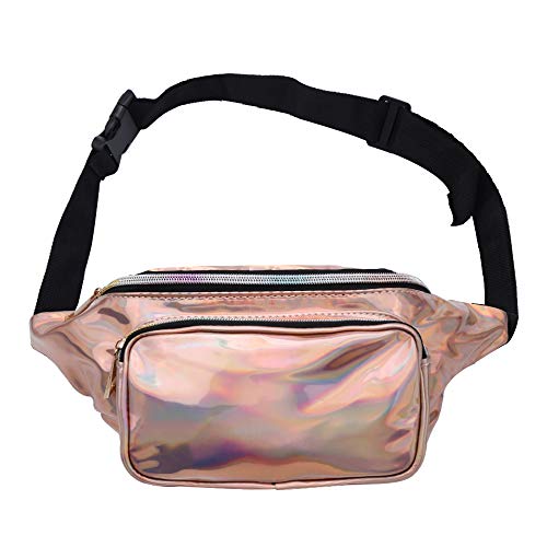 Bauchtasche Gürteltasche Hüfttasche Sport Wasserdicht DREI Fächer mit Reißverschluss Verstellbarer Gurt Bauchtasche Damen Herren Joggen Laufen Wandern Radfahren Reisen Hüfttasche Festival Party Mode