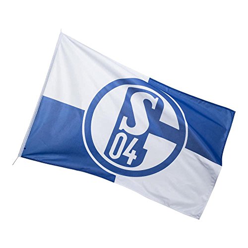 FC Schalke 04 Hissfahne Flaggen/Fahnen, Mehrfarbig, 250x150x1 cm