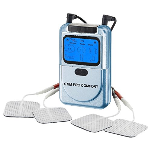 TENS Gerät STIM-PRO Comfort 2-Kanal Elektrostimulation, Reizstrom einfache Bedienung