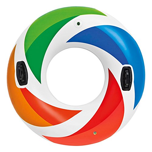 Intex 58202 - Schwimmreifen Color mit Griff 3P free