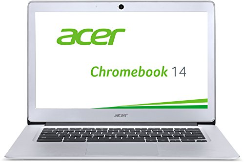 Acer Chromebook 14 CB3-431-C6UD 35,6 cm (14 Zoll Full HD IPS matt) Notebook (Intel Celeron N3160, 4GB RAM, 32GB eMMC, Intel HD Graphics, Google Chrome OS) silber