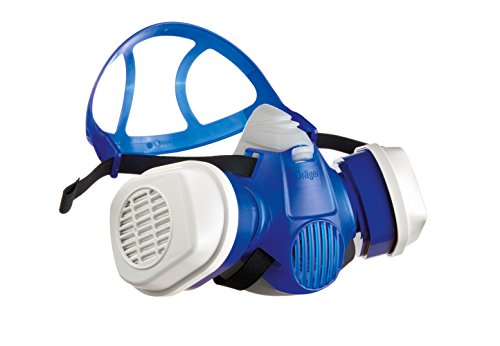 Dräger X-plore 3300 Atemschutz-Set inkl. ABEK1 Hg P3 | Halbmaske für Arbeit mit Chemikalien | Atemschutz-Maske gegen Gase, Dämpfe, Fein-Staub und Partikel