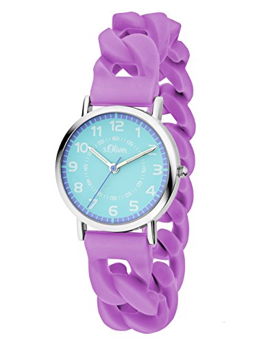 s.Oliver Time Mädchen-Armbanduhr SO-3428-PQ