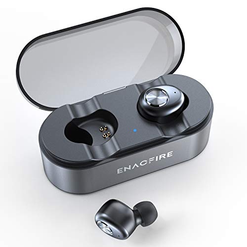 Bluetooth Kopfhörer, ENACFIRE E18 Plus Bluetooth 5.0 In-Ear Sport Kabellose Ohrhörer mit eingebautem Mikrofon, Headset 48h Spielzeit APTX HD-Klangqualität Wireless Charging CVC8.0, IPX8
