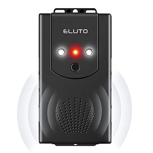 ELUTO Marderschreck Auto Batteriebetrieben 3 in 1 Netzteil Elektronische Anschluss an 12V Autobatterie Marderschutz Marderabwehr Marderfrei LED Blitzlichtfunktion und Ultraschall Wechselfrequenz